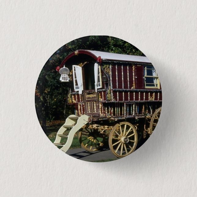 Macaron Rond 2,50 Cm chariot gitan (Devant)
