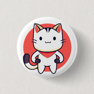 Macaron Rond 2,50 Cm Chat, Animal de compagnie, Animal