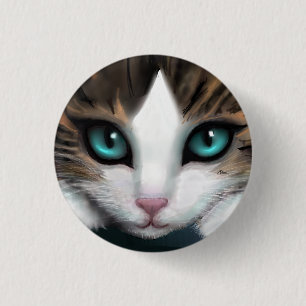 Macaron Rond 2,50 Cm Chaton