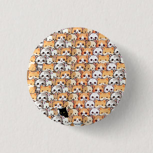 Macaron Rond 2,50 Cm Chats mignons chaton orange chaton animal Motif sa