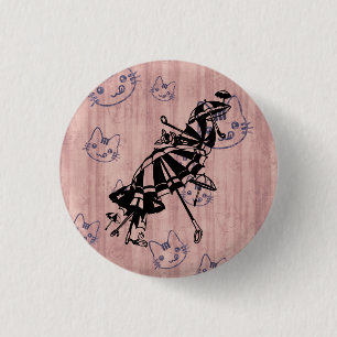Macaron Rond 2,50 Cm chats Parasols parapluies Illustration de l'art de