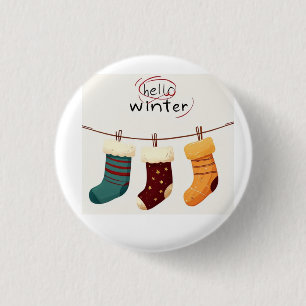 Macaron Rond 2,50 Cm chaussettes de Noël cadeaux