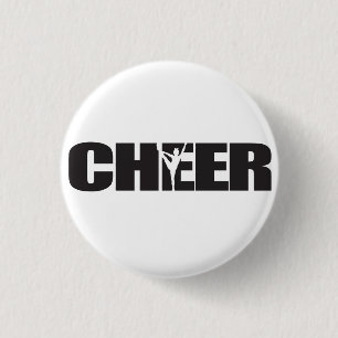 Macaron Rond 2,50 Cm Cheerleading du Chef d'acclamation d'acclamation