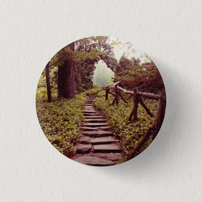 Macaron Rond 2,50 Cm Chemin vers la lumière (Devant)