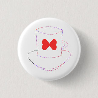 MACARON ROND 2,50 CM CHEMISES DE LA SAINT-VALENTIN AVEC UNE SUPERBE AMB