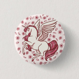 Macaron Rond 2,50 Cm Cherry Blossom Unicorn