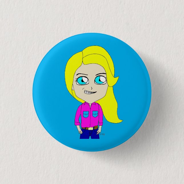 Macaron Rond 2,50 Cm chibi (Devant)