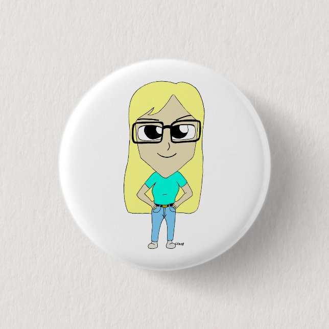 Macaron Rond 2,50 Cm chibi (Devant)
