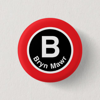 Macaron Rond 2,50 Cm Chicago L ligne rouge de MAWR de Bryn
