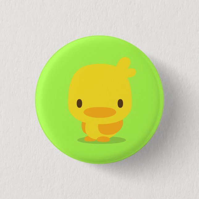 Macaron Rond 2,50 Cm chick : yellow green : pins (Devant)