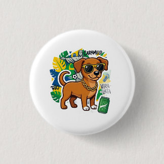 Macaron Rond 2,50 Cm Chien caramel brésilien
