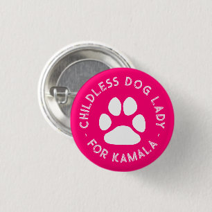 Macaron Rond 2,50 Cm Chien sans enfant Lady pour kamala drôle chien paw