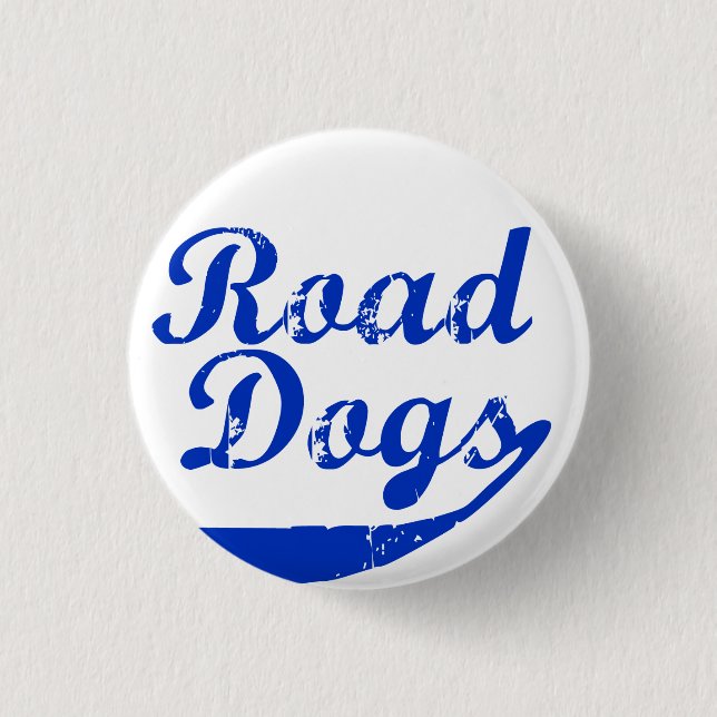 Macaron Rond 2,50 Cm Chiens de route (Devant)