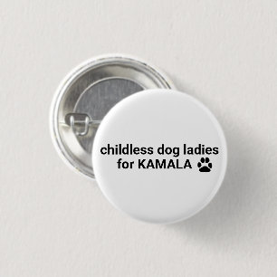 Macaron Rond 2,50 Cm Chiens sans enfants dames pour Kamala fun Chien no