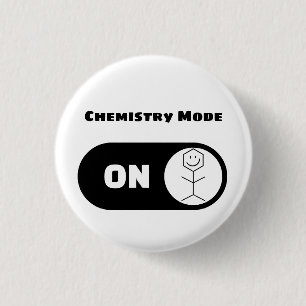 Macaron Rond 2,50 Cm Chimiste Funny moderne pharmaciste