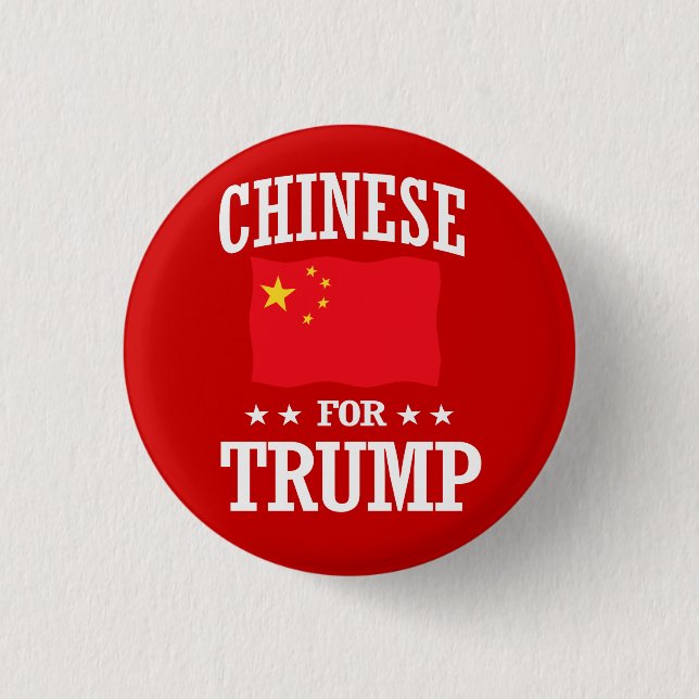 MACARON ROND 2,50 CM CHINOIS POUR TRUMP (Devant)