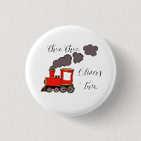 Choo Choo I’m Two red train anniversaire