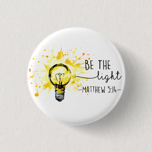 Macaron Rond 2,50 Cm Christian God Be the Light Inspiration