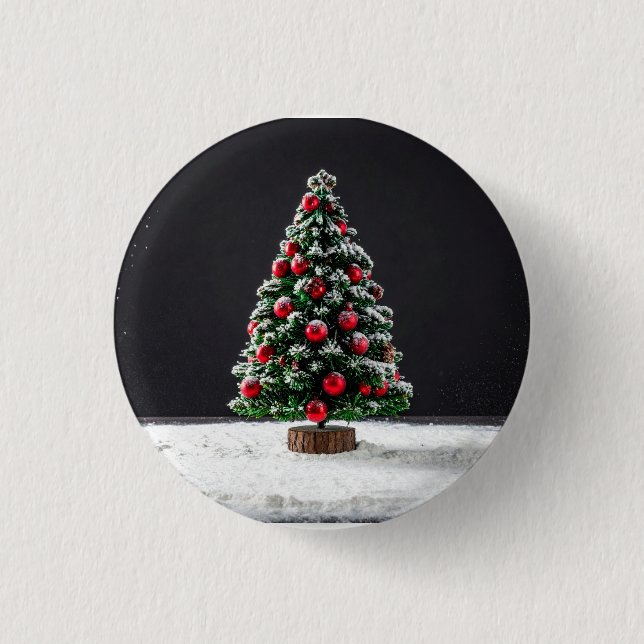 Macaron Rond 2,50 Cm christmass tree (Devant)