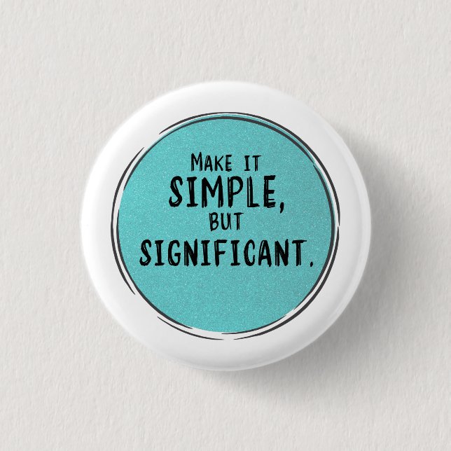Macaron Rond 2,50 Cm Citation Motivationnelle Importante Et Simple (Devant)