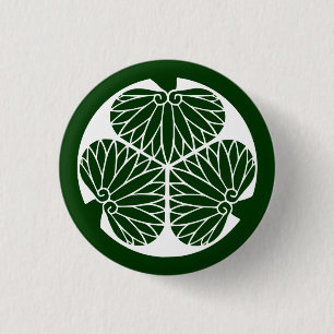 Macaron Rond 2,50 Cm Clan lundi (crête) de Tokugawa