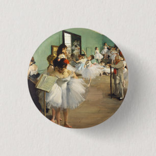 Macaron Rond 2,50 Cm Classe de danse Edgar Degas
