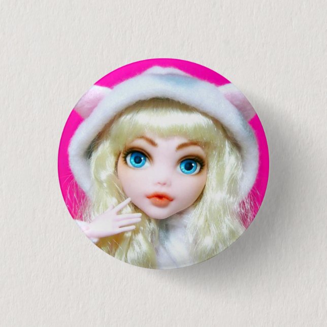 Macaron Rond 2,50 Cm Classique d'icônes Dollight (Devant)