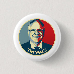 Macaron Rond 2,50 Cm Club de fans Tim Walz