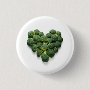 Macaron Rond 2,50 Cm Coeur de Brocoli