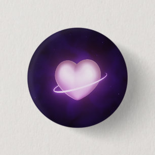 Macaron Rond 2,50 Cm Coeur Galaxy