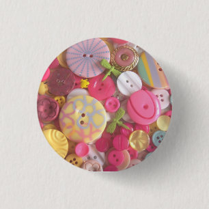 Macaron Rond 2,50 Cm Collage de bouton de couleur de plage