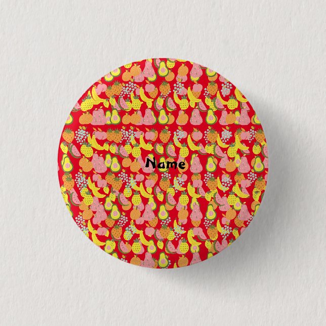 Macaron Rond 2,50 Cm Collection de fruits assorés Thunder_Cove (Devant)