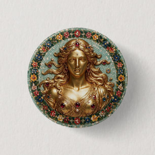 Macaron Rond 2,50 Cm Collier montre 3D Aphrodite déesse exceptionnelle