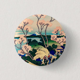 Macaron Rond 2,50 Cm Colline Goten-Yama, Shinagawa sur le Tokaido japon
