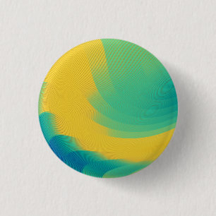 Macaron Rond 2,50 Cm Conception abstraite jaune unique