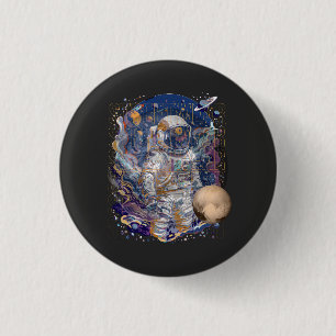 Macaron Rond 2,50 Cm Conception d'astronaute