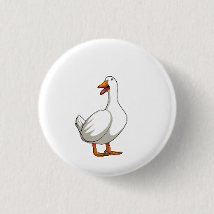 Macaron Rond 2,50 Cm Conception de canard mignon pour hommes amateur de