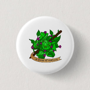 Macaron Rond 2,50 Cm Conception de dés Druid