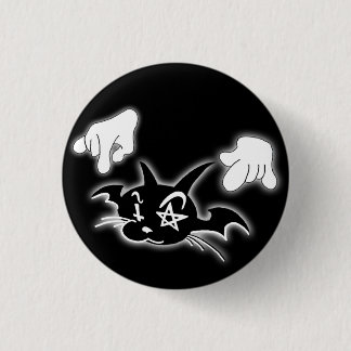 Macaron Rond 2,50 Cm Conception de graffiti de CAT