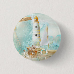 Macaron Rond 2,50 Cm Conception de série nautique 11