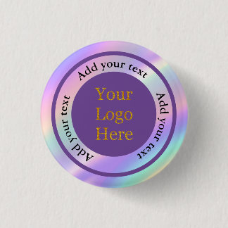 Macaron Rond 2,50 Cm Concevez Votre Propre Entreprise De Logo Moderne P