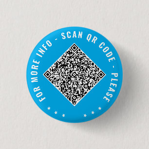 Macaron Rond 2,50 Cm Concevez votre propre exemple de bouton de code QR