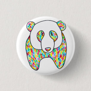 Macaron Rond 2,50 Cm Confort Panda Pin Par Megaflora