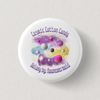 Macaron Rond 2,50 Cm Cosmic Cotton Bonbon Galaxy