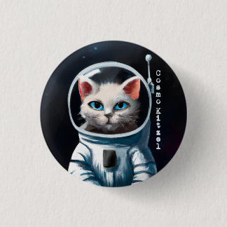 Macaron Rond 2,50 Cm Cosmo Kitzel - Astro Cat