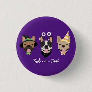 Macaron Rond 2,50 Cm Costumes d'Halloween pour chien de taureau françai