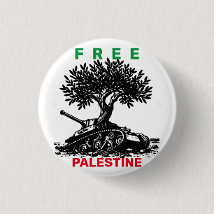 MACARON ROND 2,50 CM COULEURS PLAGES GRATUITES EN PALESTINE OLIVE TREE 
