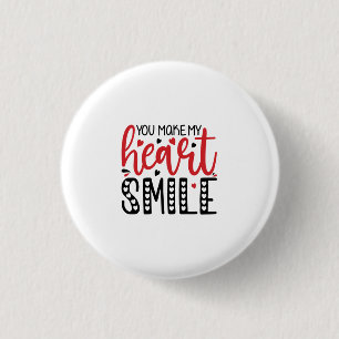 Macaron Rond 2,50 Cm Couple Cadeau Vous Faites Mon Coeur Sourire