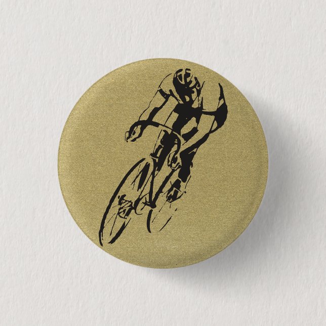 Macaron Rond 2,50 Cm Course à vélo (Devant)