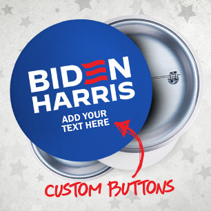 Macaron Rond 2,50 Cm Créez votre propre Biden Harris 2024